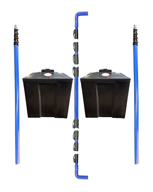Rail Industry Overhead Cable Goal Posts - With Moulded Plastic Base