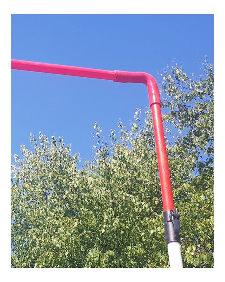 Solid Crossbar For Overhead Cable Goalposts - Telescopic