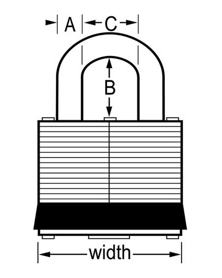 Master Padlock Heavy Duty 15D