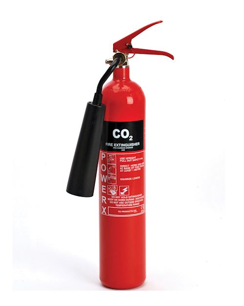 2kg CO2 Fire Extinguisher - By PowerX