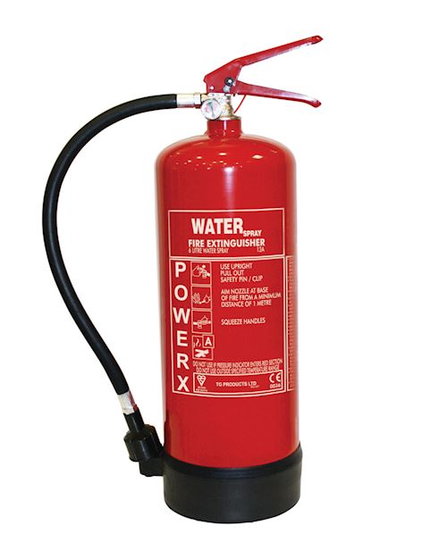 6L Water Spray Fire Extinguisher by PowerX