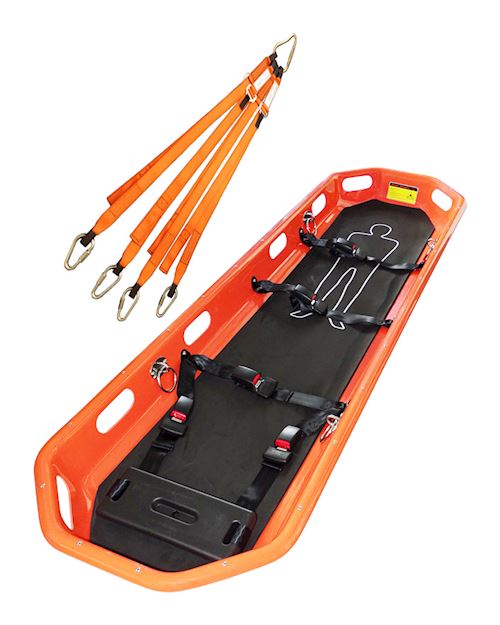 Rescue Basket Stretcher With Lifting Sling - Bridle Harness