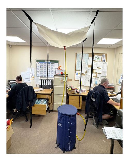 Roof Leak Collector Kit - White Tarp