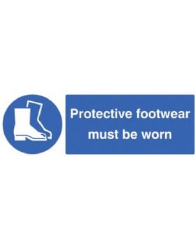 Protective Footwear Must Be Worn Rigid Plastic