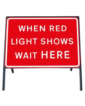 When Red Light Shows Wait Here Metal Sign Chapter 8 Red Book