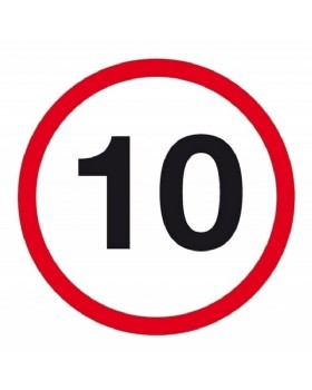 10mph Sign