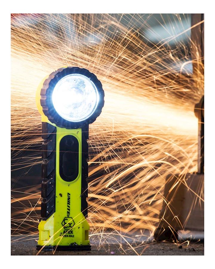 Right Angled Safety Torch Atex Approved Zone 0