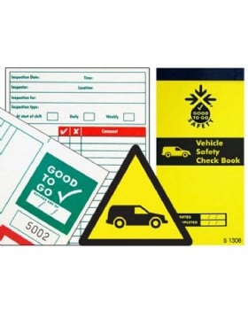 Vehicle  Inspection Record Pad - Booklet