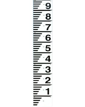 Water Depth Gauge Board - Water Level Marker Sign