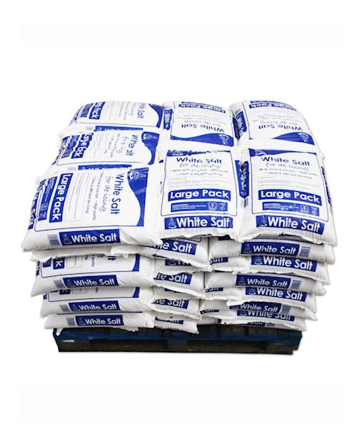 De-Icing White 'Rock' Salt 23.5kg approx. - Pallet of 40 Bags