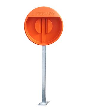 24 Inch Lifebuoy Holder - For 24 Inch Lifebuoys Surface Mounted Post