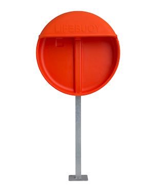 Lifebuoy Housing For 30 Inch Lifebuoys With Surface Mounted Post