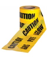 Caution Gas Pipe Below Warning Tape