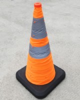 Telescopic Road Cone, Collapsible - Pop Up Portable Cone