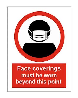 Face coverings must be worn - A4 Sign