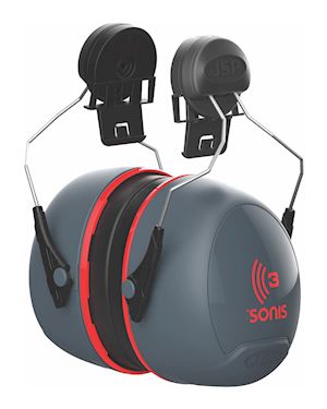 Sonis 3 Helmet Mounted Ear Defenders 36dB SNR
