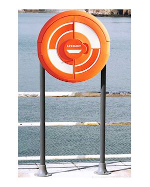 Lifebuoy Cabinet For 24 Inch Lifebuoys - Surface Mounted