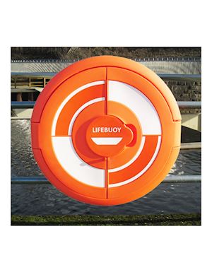 Lifebuoy Cabinet For 24 Inch Lifebuoys - Rail Mounted