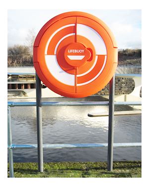 Lifebuoy Cabinet For 30 Inch Lifebuoys - Sub Surface Fix