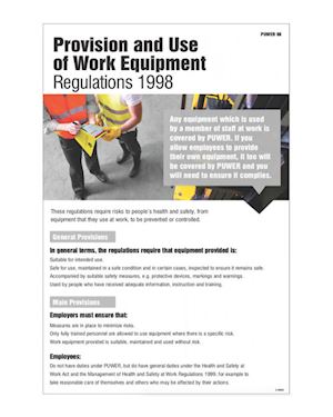 Provision and Use of Work Equipment Regs