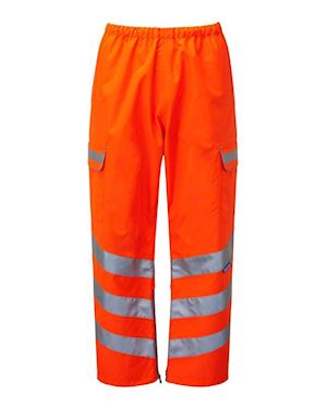 Hi Vis Orange Waterproof RIS-3279-TOM Trousers