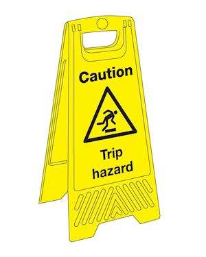 Caution Trip Hazard 'A' Board Sign