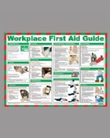 Workplace First Aid Guide Wall Chart