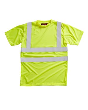 Hi Vis Yellow T Shirt Class 2
