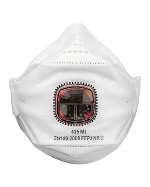 JSP Springfit 435ML FFP3 Mask With Valve - Box of 10 