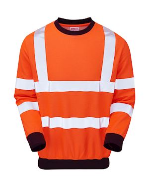 High-Vis Rail Spec AST-ARC Flame retardant Sweat Shirt
