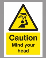 Mind Your Head Sign Rigid Plastic