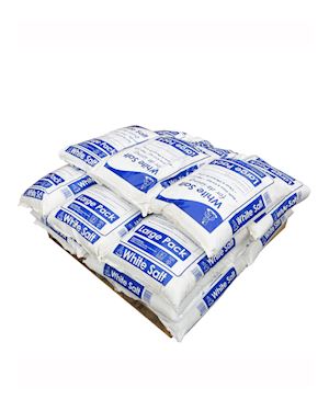 White 'Rock' Salt 23.5kg approx. - 1/2 Pallet of 20 Bags